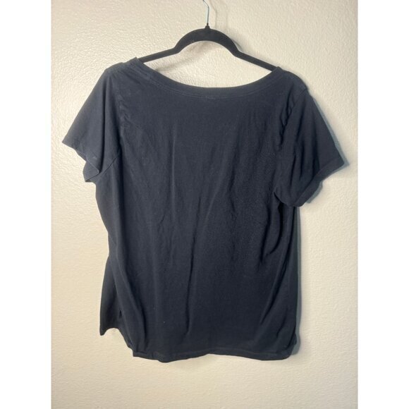 Disney Nightmare Before Christmas Women's‎ Black Shirt Size 0 short sleeve - Picture 4 of 5